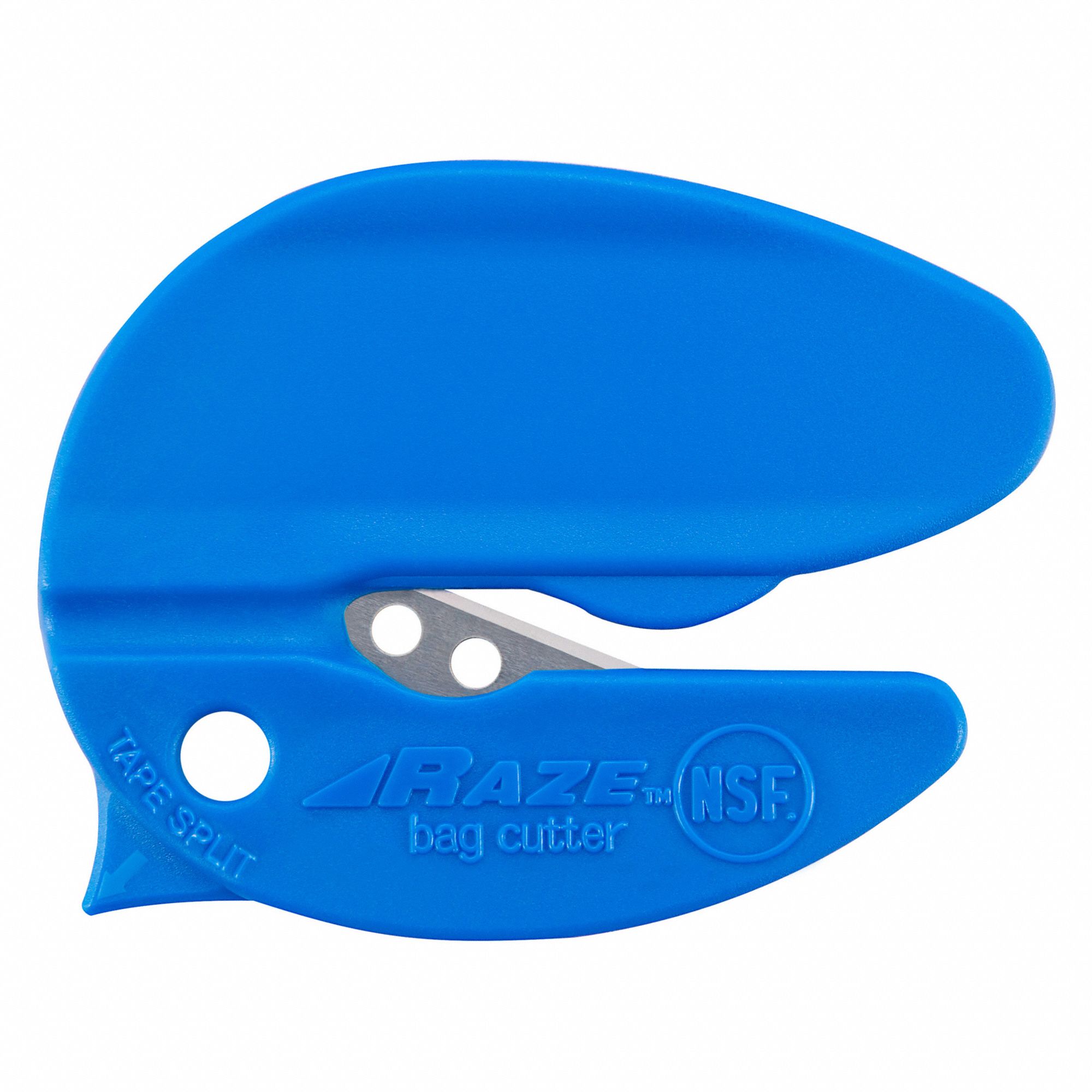 PHC, PHCCBC575, Pacific Raze Safety Bag Cutter, 1 / Card, Blue 