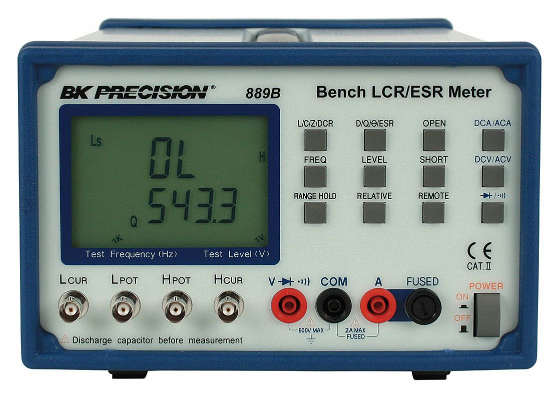 B&K PRECISION Bench LCR/ESR Meter 20FP79889B Grainger