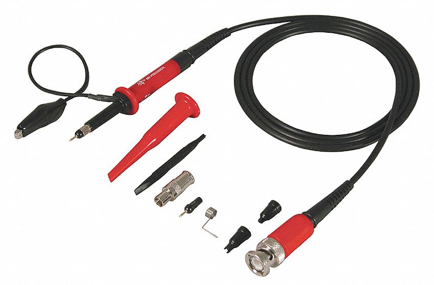 B&K PRECISION Oscilloscope Probe 150 MHz Bandwidth, 101 Probe Ratio, 1.2 m Cable, 300 V CAT II