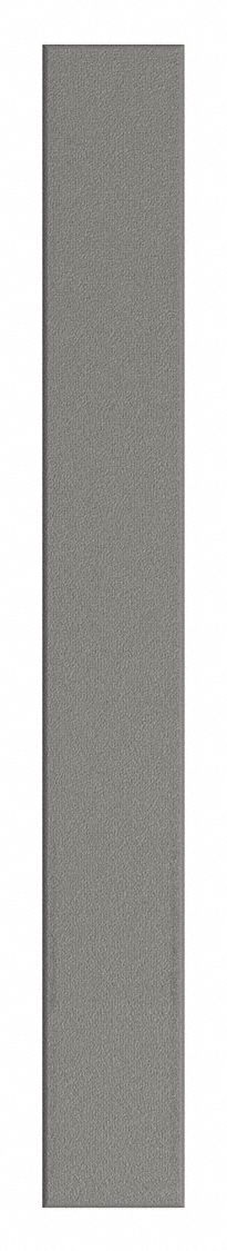 Partition Column: 82 in x 10 in x 1 in, Plastic Polymer, Pebble, Charcoal