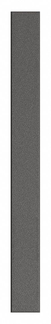 Partition Column: 82 in x 8 in x 1 in, Plastic Polymer, Pebble, Black