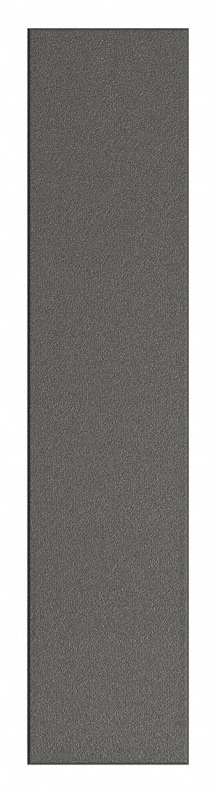 Partition Column: 82 in x 18 in x 1 in, Plastic Polymer, Pebble, Black