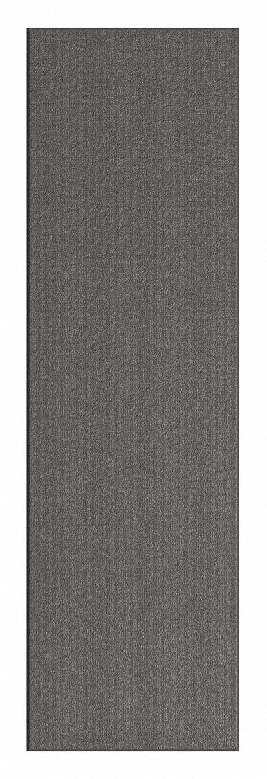 Partition Column: 82 in x 24 in x 1 in, Plastic Polymer, Pebble, Black