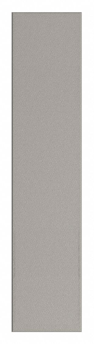 Partition Column: 82 in x 18 in x 1 in, Plastic Polymer, Pebble, Gray