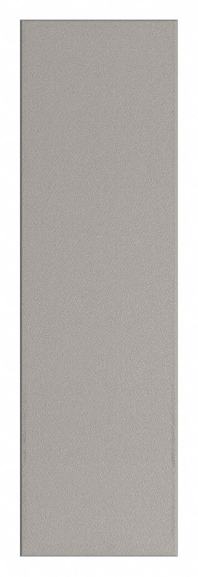 Partition Column: 82 in x 24 in x 1 in, Plastic Polymer, Pebble, Gray