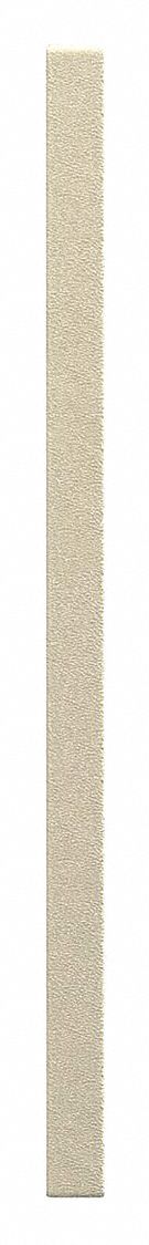 Partition Column: 82 in x 4 in x 1 in, Plastic Polymer, Pebble, Cream