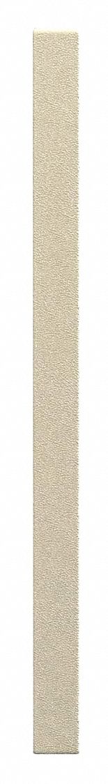 Partition Column: 82 in x 5 in x 1 in, Plastic Polymer, Pebble, Cream