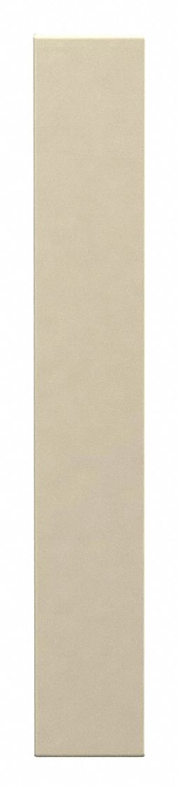 Partition Column: 82 in x 12 in x 1 in, Plastic Polymer, Pebble, Cream