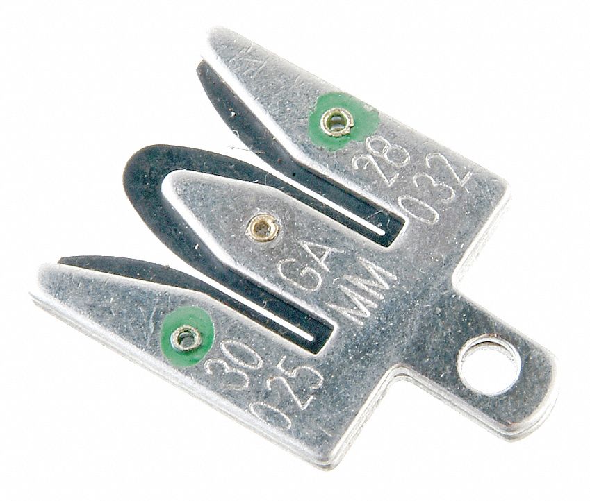 Replacement Blade: 1 in Overall Lg, Steel, Less than 6 in, 2RZP9, JIC-4473/OK-3907/ST-100, SB-2830