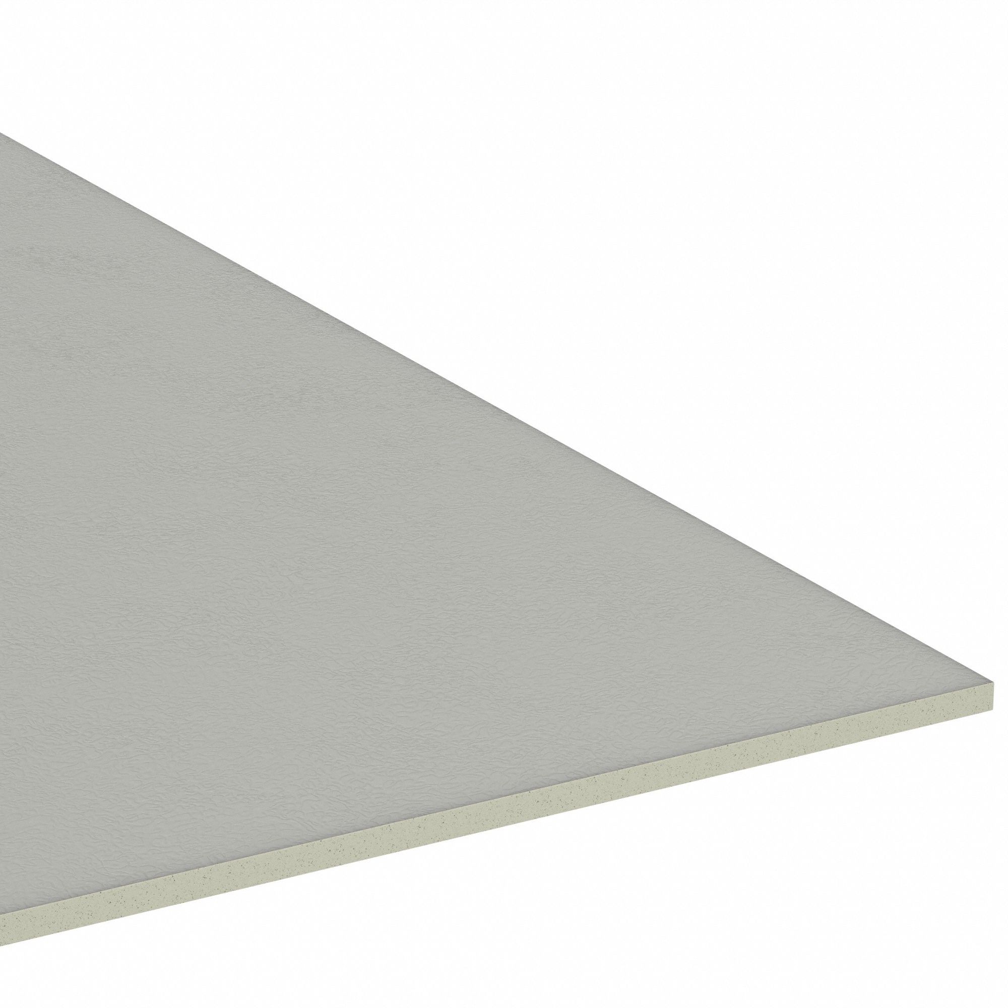 Static Dissipative Floor Mat: Static Dissipative, 4 ft x 6 ft, Smooth, Vinyl, Gray, Straight Edge