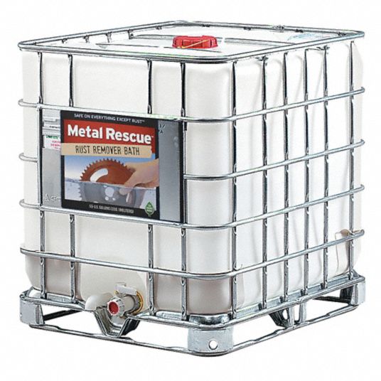 METAL RESCUE Rust Remover: Palletized Tank, 330 gal Container Size, Ready  to Use, Liquid