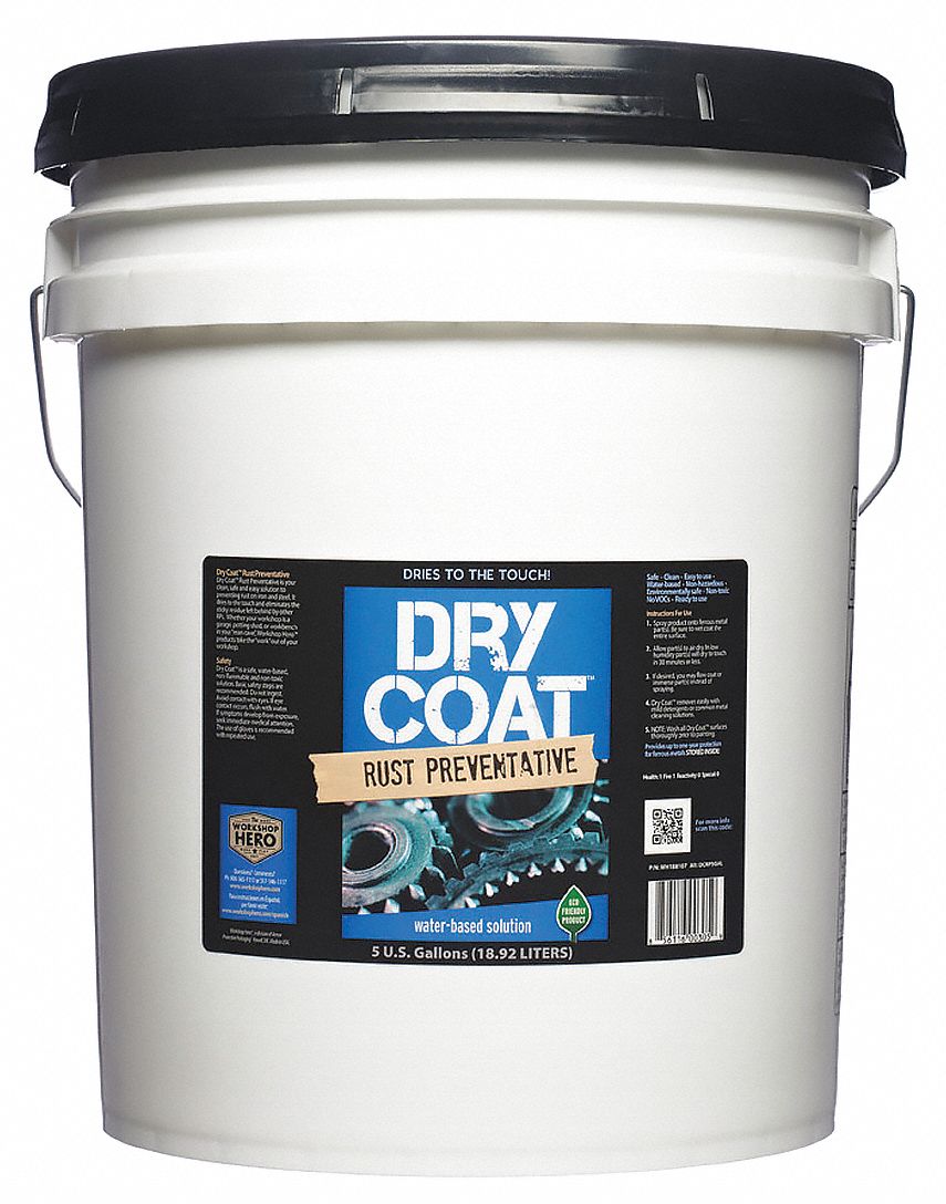 Rust Preventive: Bucket, 5 gal Container Size, Ready to Use, Liquid