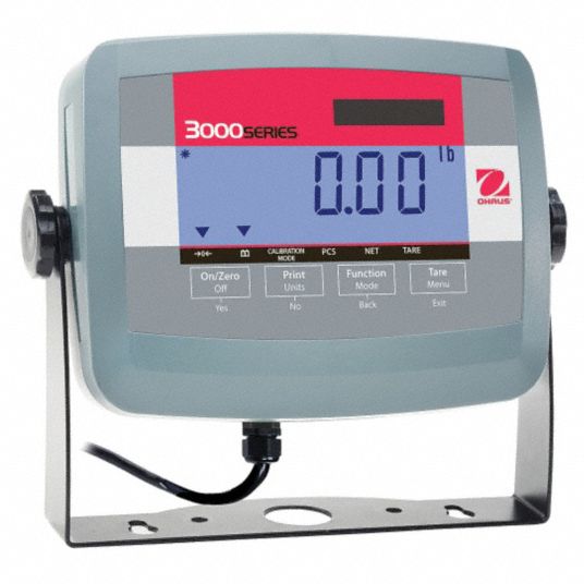 OHAUS Scale Remote Display 2 3/4 in Overall Lg, 8 1/4 in Overall Wd, 6
