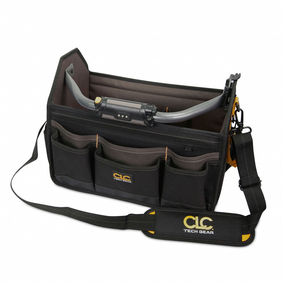 CLC Tool Bag Polyester, Black, 16 Outside Pockets, 6 Inside Pockets