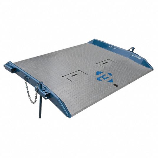 BLUFF 72 inL x 84 inW Steel Dock Board; Load Capacity: 15,000 lb ...