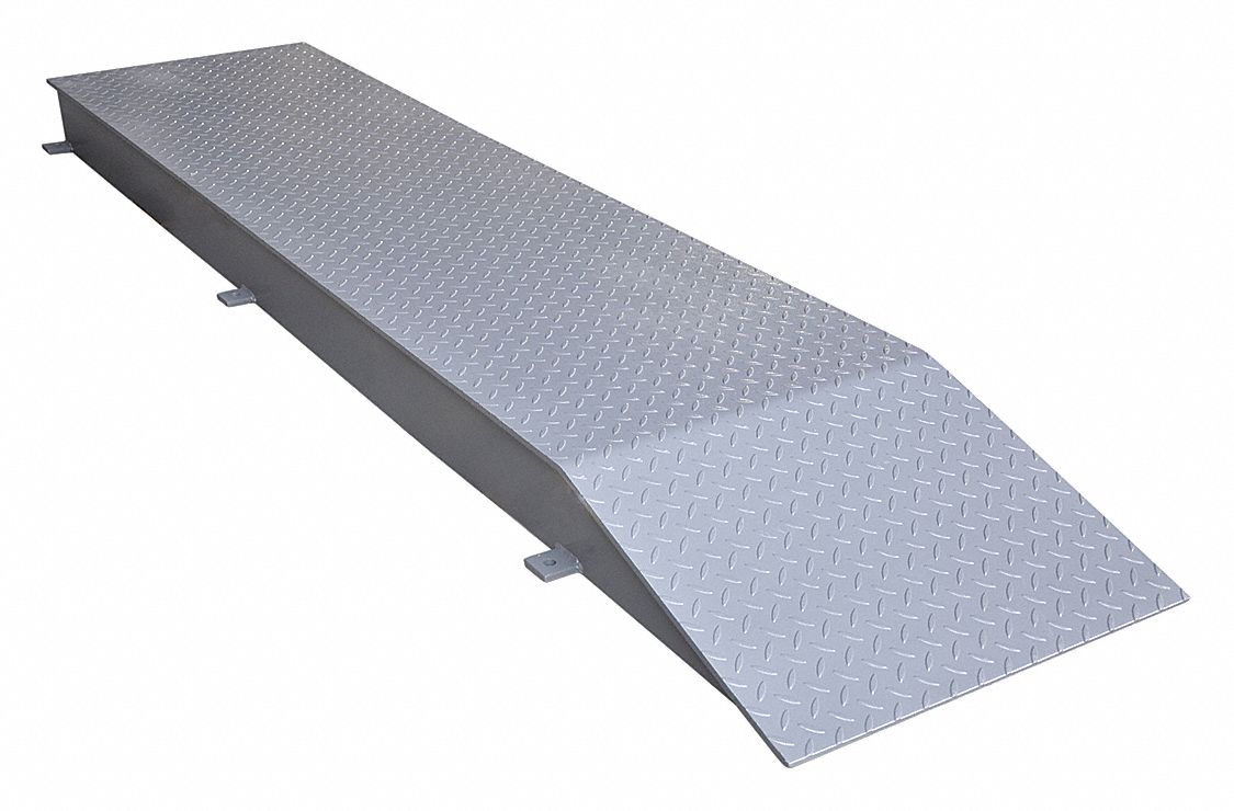 TRUCK WHEEL RISER, 8½ FT OVERALL L, 24 IN OVERALL W, 6 IN OVERALL H, STEEL, 7 FT LEVEL L