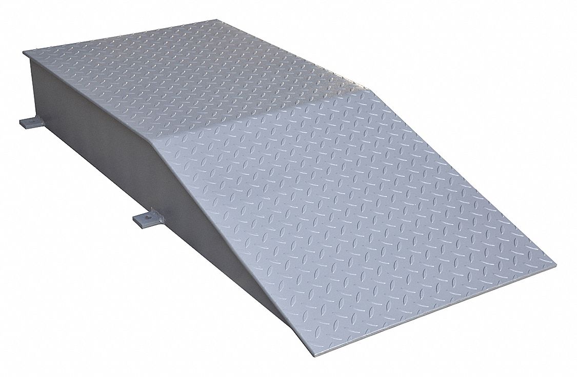 TRUCK WHEEL RISER, 4½ FT OVERALL L, 24 IN OVERALL W, 8 IN OVERALL H, STEEL, 2½ FT LEVEL L