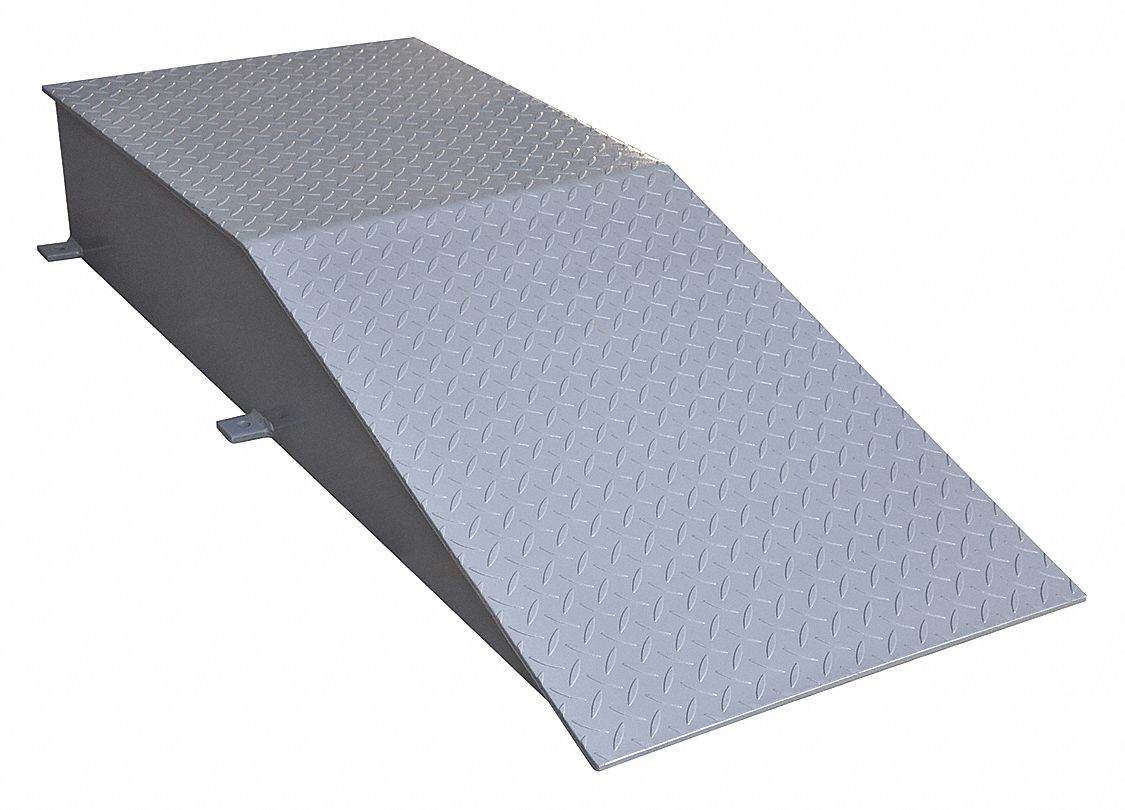 TRUCK WHEEL RISER, 5 FT OVERALL L, 24 IN OVERALL W, 10 IN OVERALL H, STEEL, 2½ FT LEVEL L