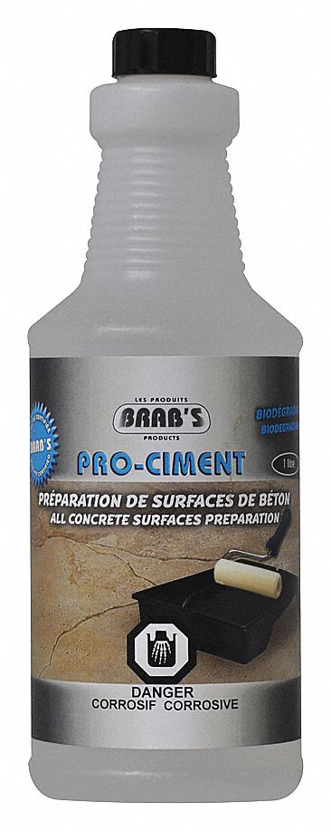 BRAB'S PRO-CEMENT FLOOR PREP 1L - Floor Cleaners and Maintainers
