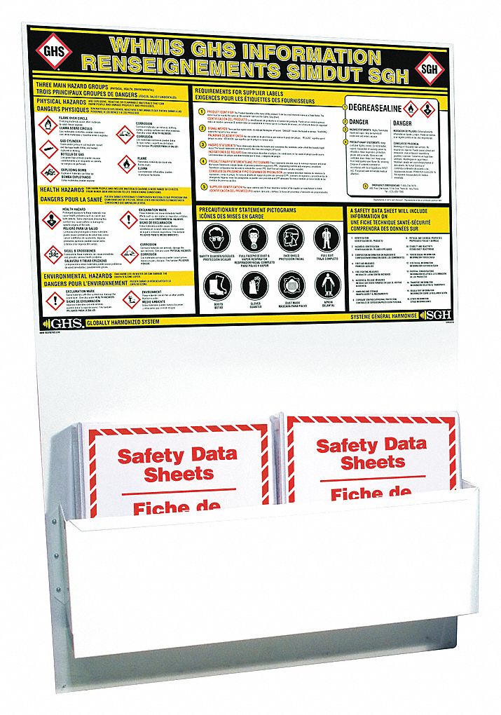 GHS CENTRE, FRENCH, 24 X 36 IN, WITH BINDERS