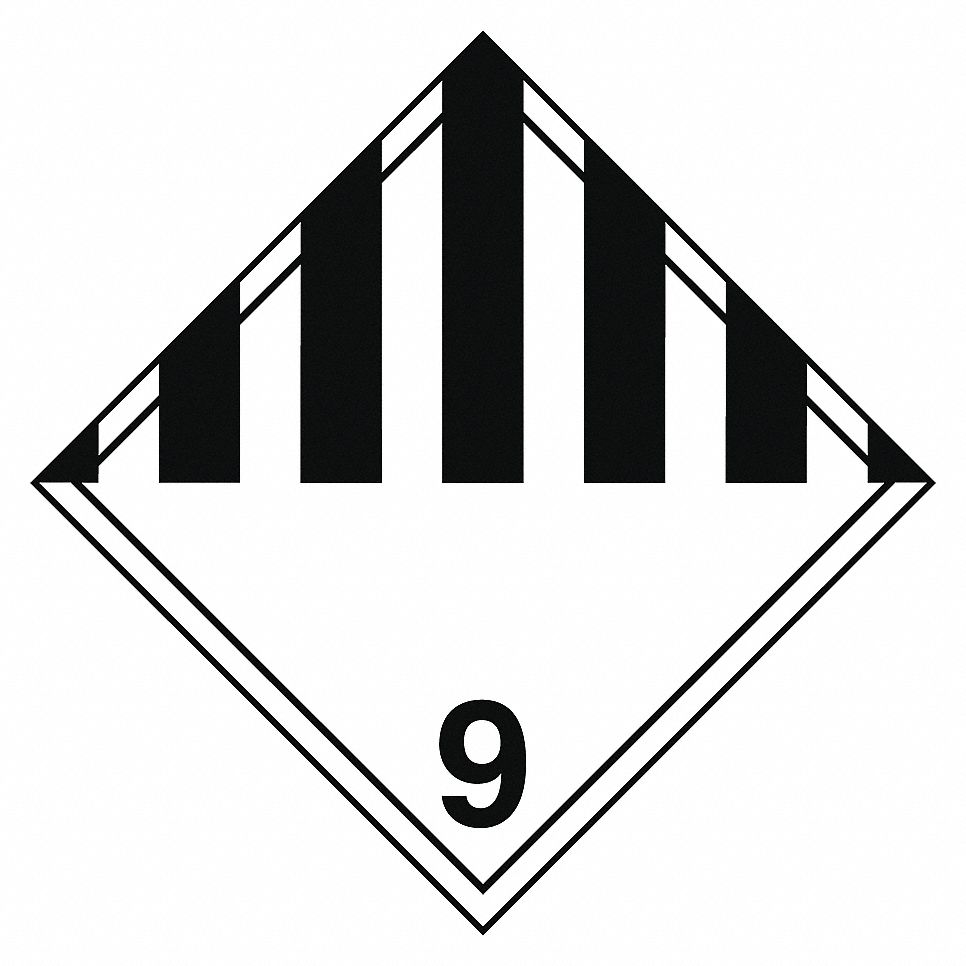 TDG LABEL, MARINE POLLUTANT, BLACK/WHITE, 4 X 4 IN, PAPER, RL 500