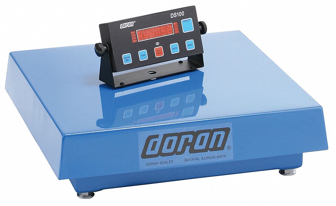 DORAN, 500 Lb Wt Capacity, 24 In Weighing Surface Dp, Bench Scale ...