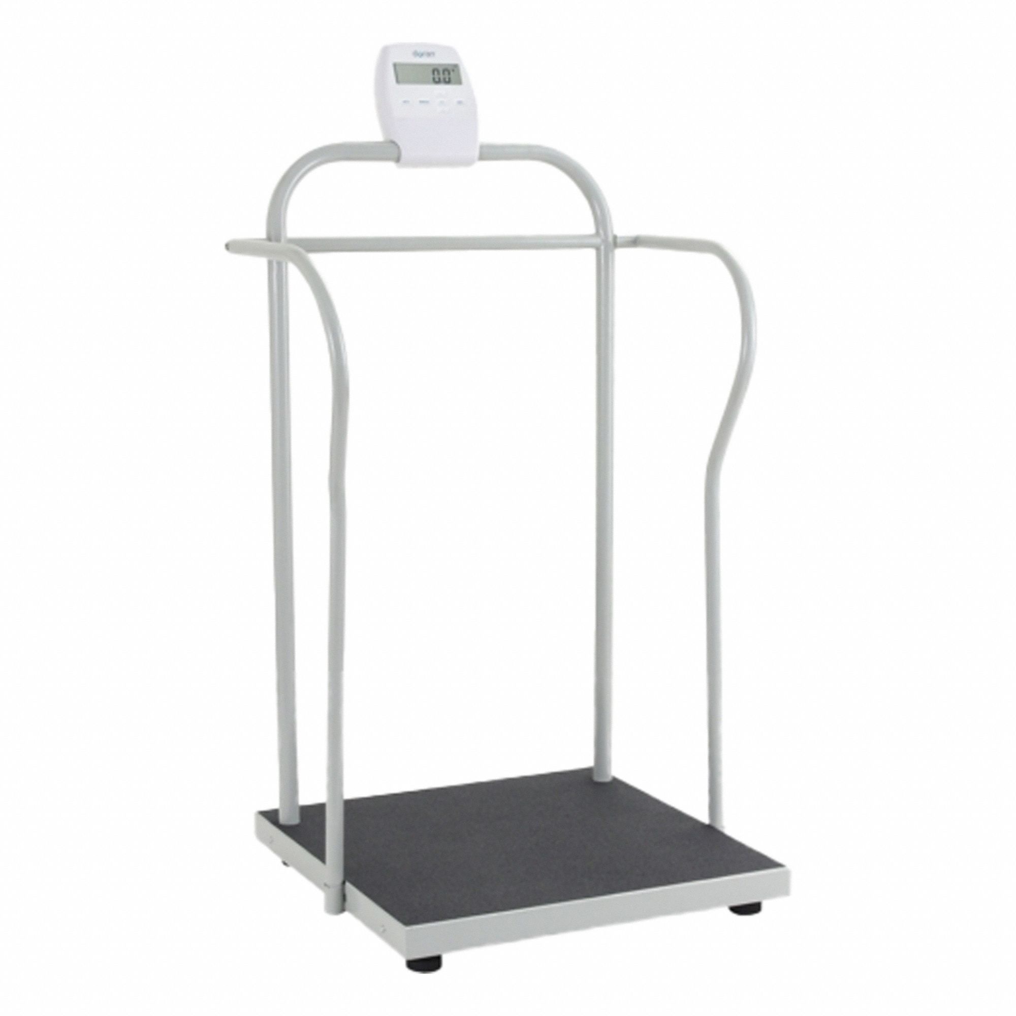 Physician Scale: Digital, 360kg/800 lb, kg/lb, 24 in Weighing Surface Wd, 0.1kg/0.2 lb