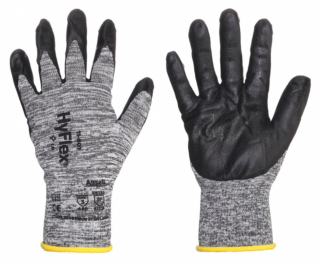 VF, Coated Gloves, 3/4Dip, 8, 5AJ28, PR