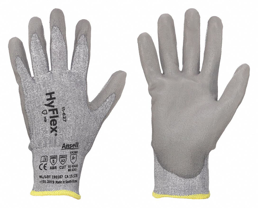 Resistant Gloves, Gray,