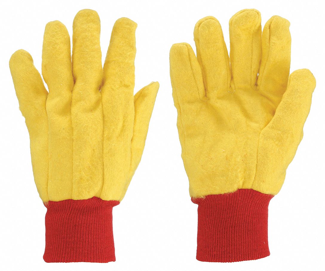Gloves, Gold/Red, 6AF65,