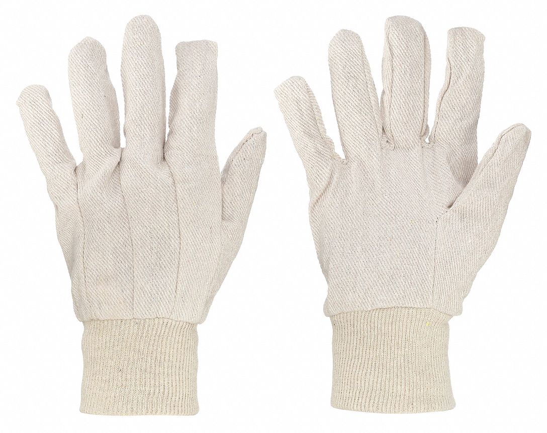 KNIT GLOVES, L (9), UNCOATED, COTTON/POLYESTER, CANVAS TASK & CHORE GLOVE