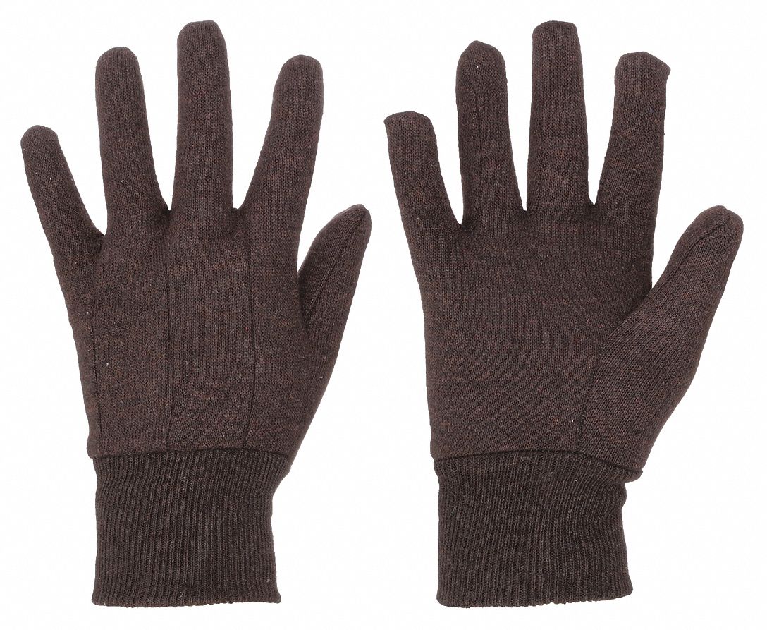 Jersey Gloves, Brown,