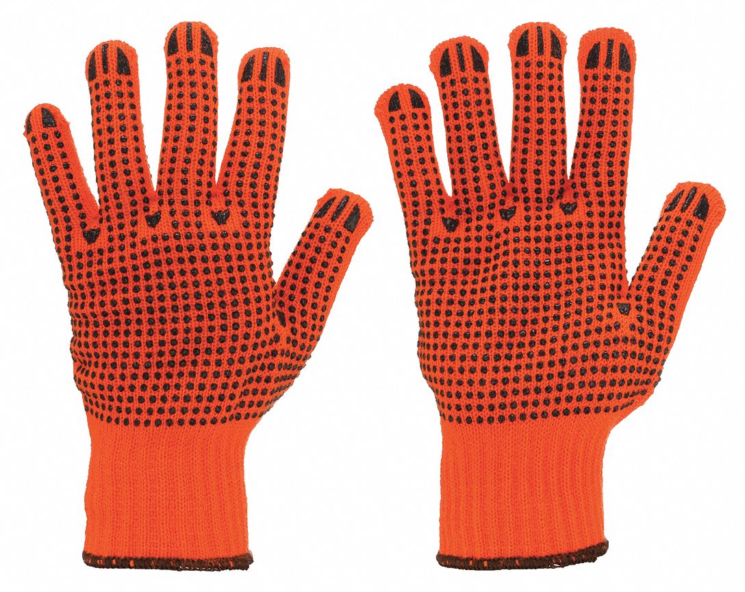 Knit Gloves, Hi-Vis