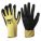 COATED GLOVES,NITRILE,M,BLACK/YELLOW,PR