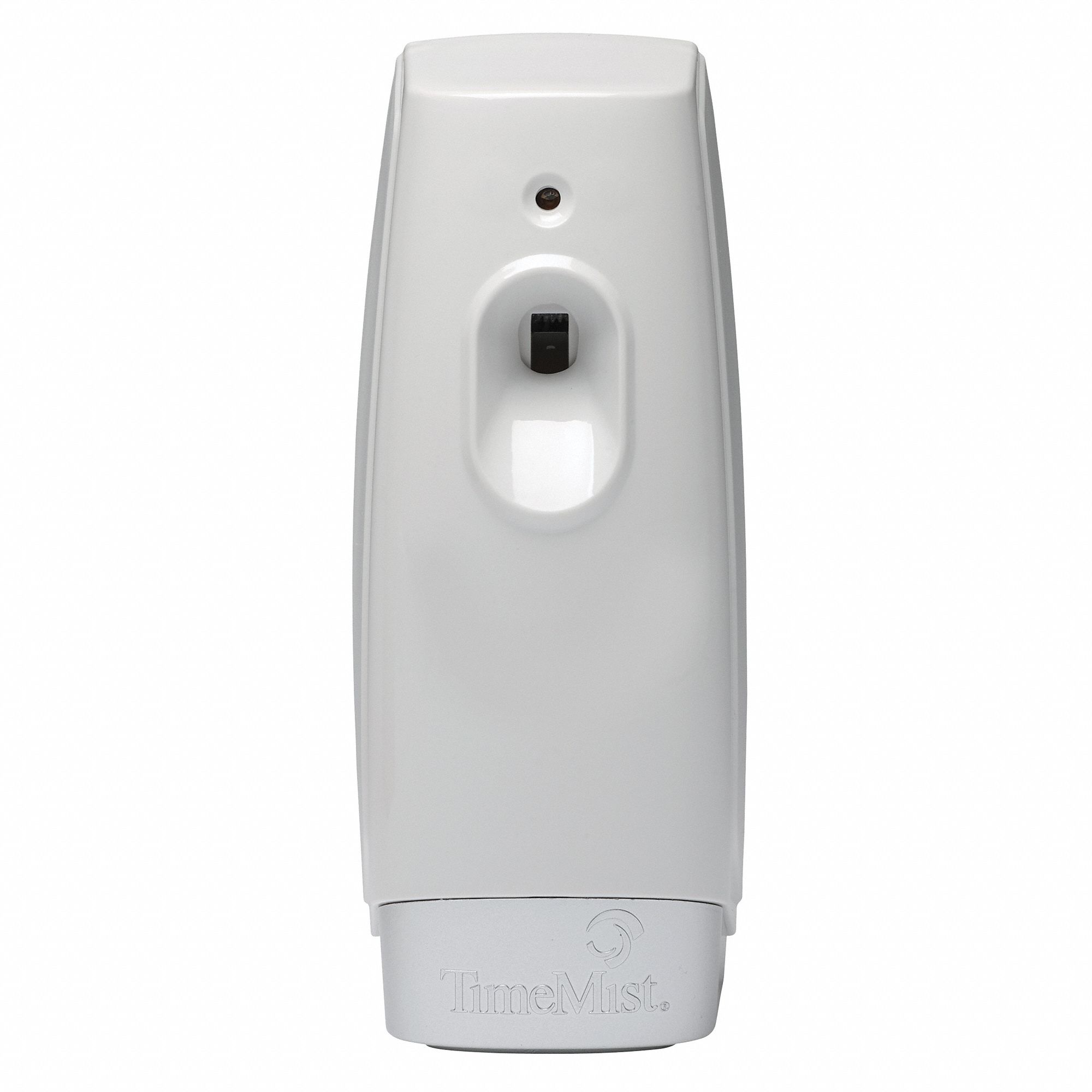 Air Freshener Dispenser: TimeMist®, Wall, Dispenser Only, Aerosol Spray, White, 3 3/4 in Dp