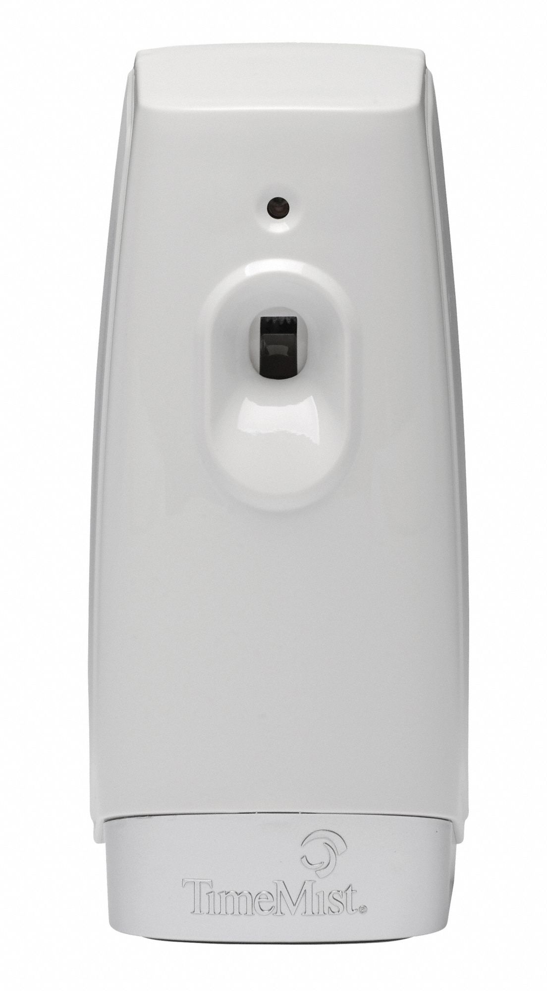 Air Freshener Dispenser: TimeMist®, Wall, Dispenser Only, Aerosol Spray, White, 2 3/4 in Dp