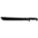 MACHETE, 24 IN OVERALL L, 18 IN CUTTING EDGE L, STAINLESS STEEL, RUBBER, 1 LB WT