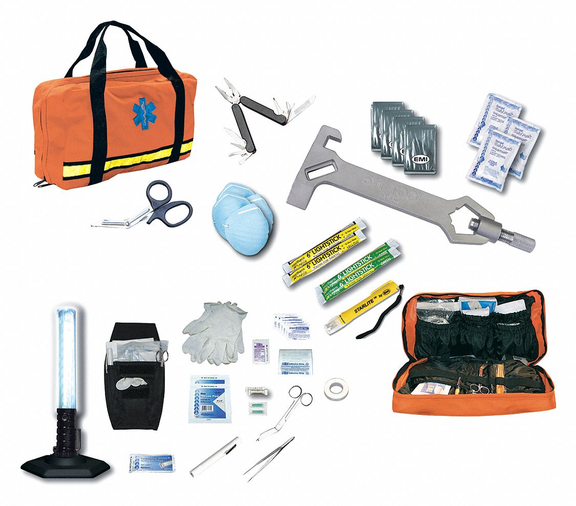 Survival Kit: 66 Components, Handbag, 1 People Served