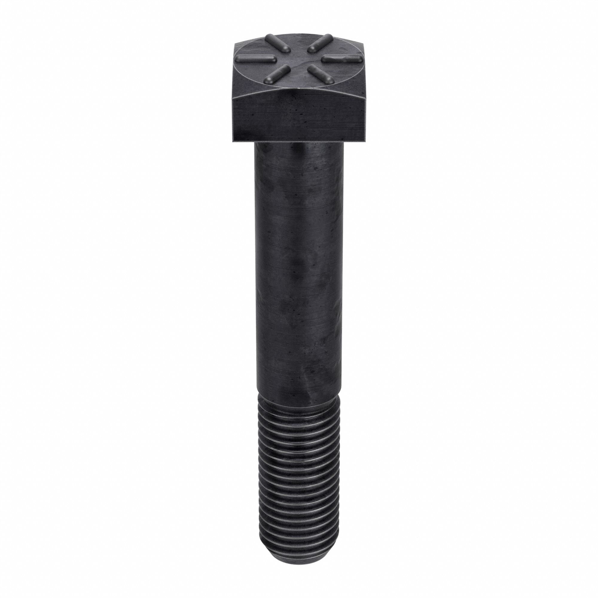Square Head Bolt: Alloy Steel, Grade 8, Black Oxide, 1"-8 Thread Size, 6 in lg, 15 PK