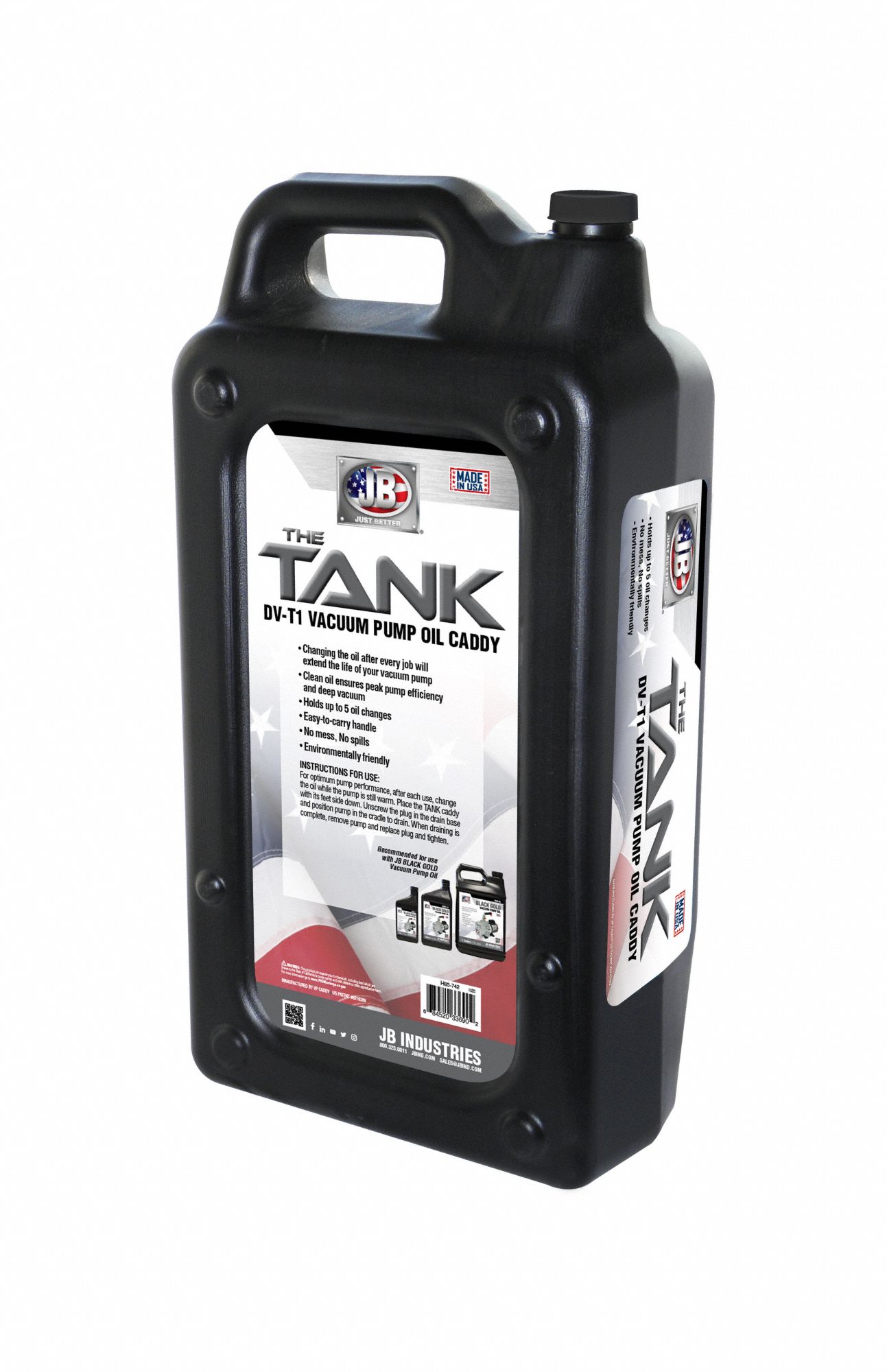 Vacuum Pump Oil Caddy Grainger