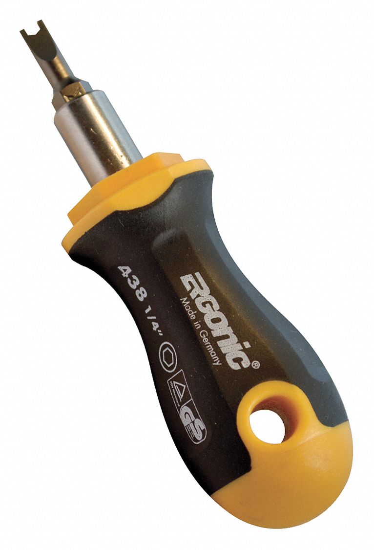 JB INDUSTRIES Universal Refrigerant Cap Lock Screwdriver, 1 EA 20HK11