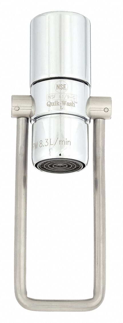 Handle: Encore, For Quik-Wash Series, Lever Handle, Use with Hot/Cold Water Temp, Brass