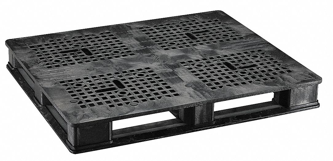 48 in Lg, 40 in Wd, Pallet 20HK7640X48 RCKR BLK Grainger