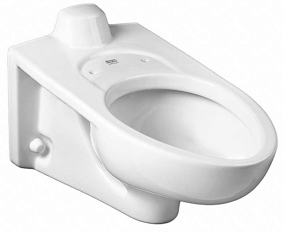 American Standard Elongated Floor Pressure Assist Tank Toilet Bowl 1 1 1 6 Gallons Per Flush 4tmg9 3481001 020 Grainger