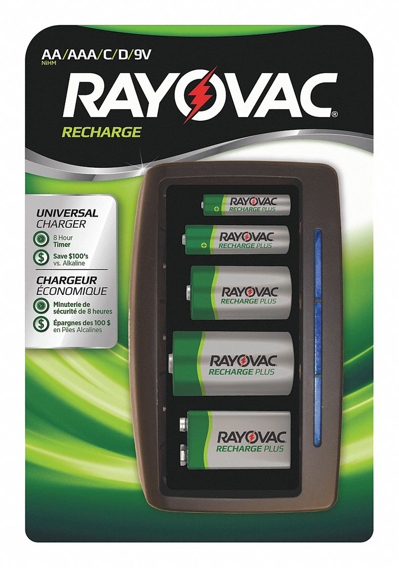 20HL21 - Battery Charger AAA AA C D 9V Batteries