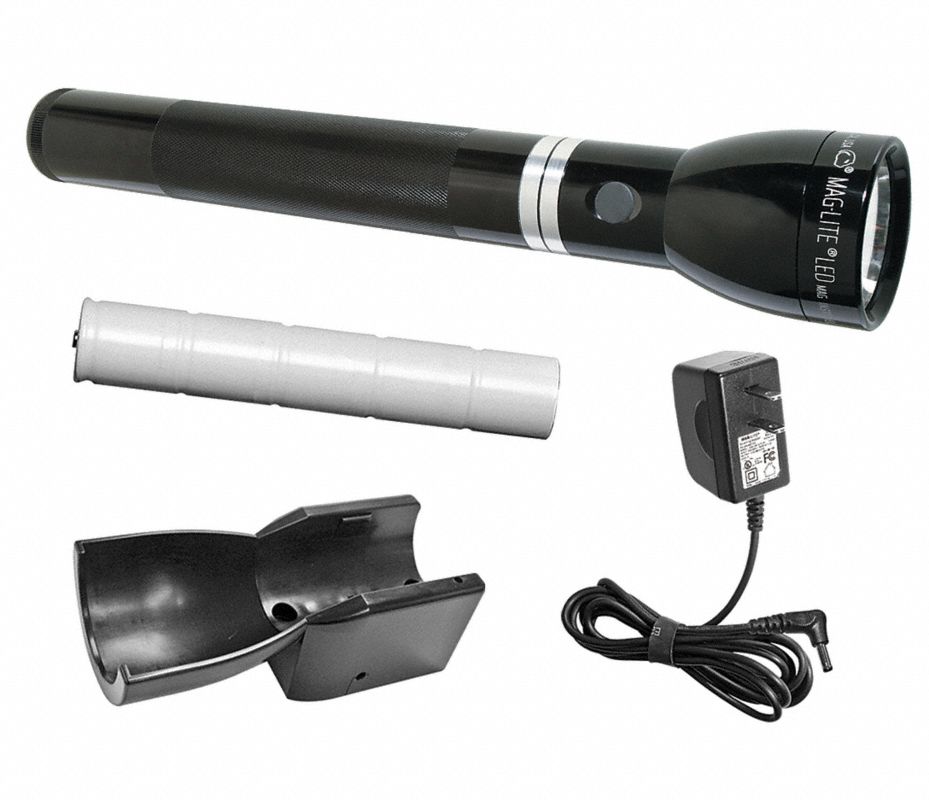 MAGLITE Linterna Manual LED Táctico Aluminio 543 Lúmenes Negro Baterías: 1  Batería Interna Recargable 12V - Linternas Manuales - 29A076