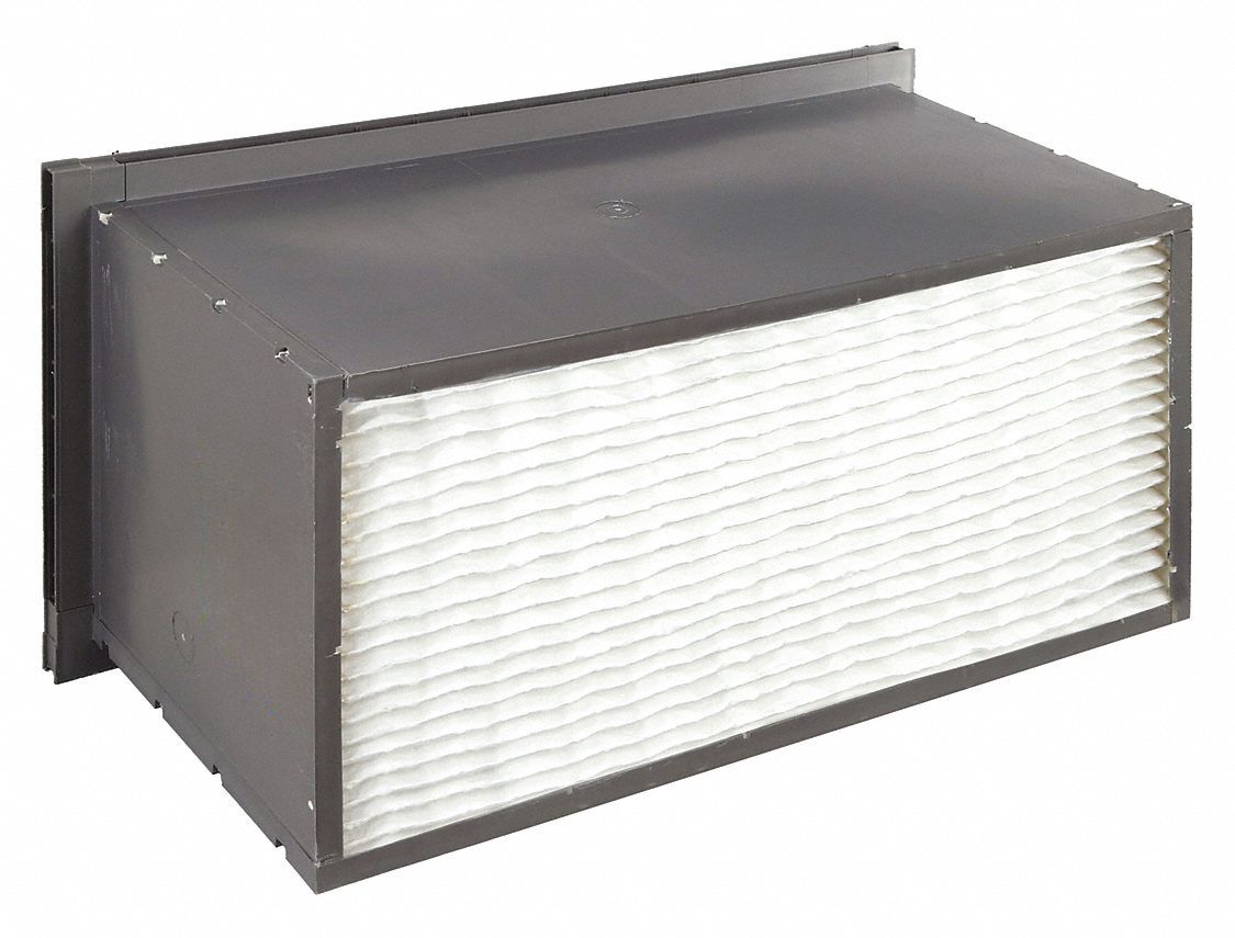 GRAINGER, 12x24x12 Nominal Filter Size, Fiberglass, MiniPleat Air