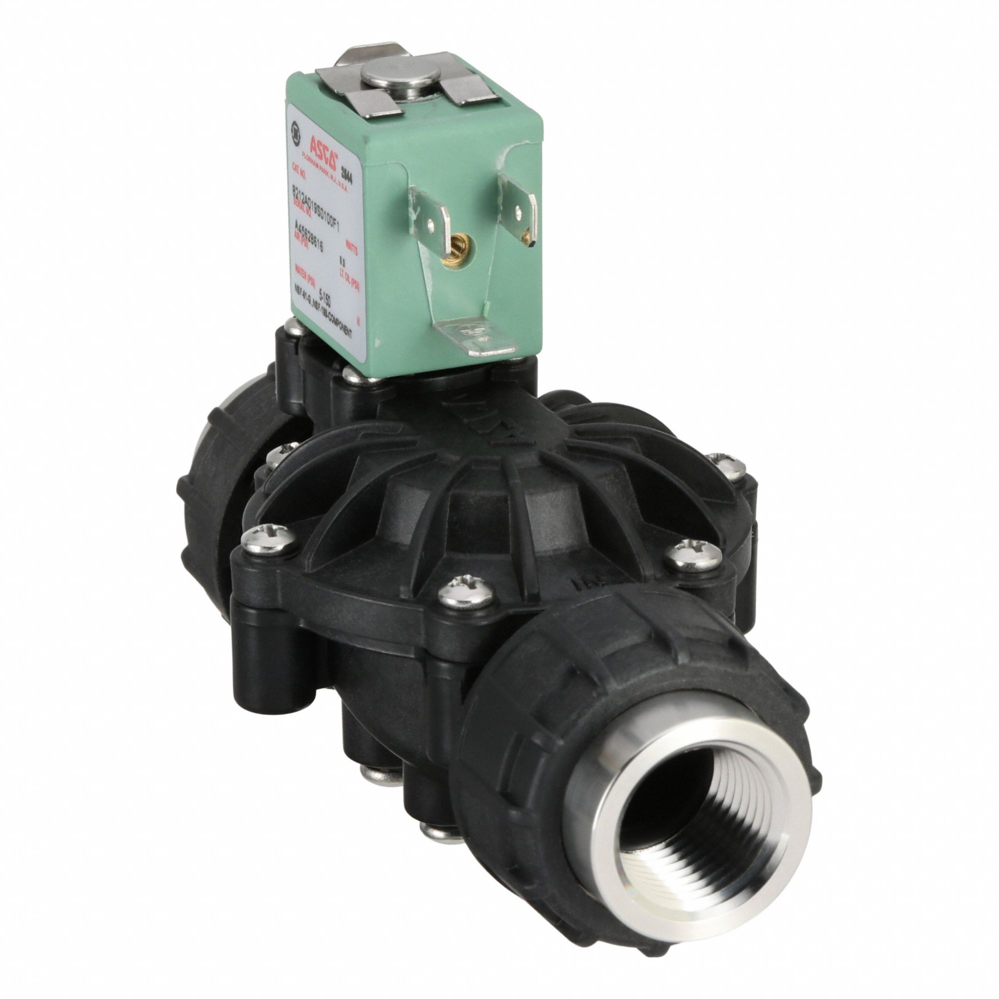 ASCO, 2-Way, Normally Closed, Solenoid Valve - 20HP08|8212A019S0100F1 ...