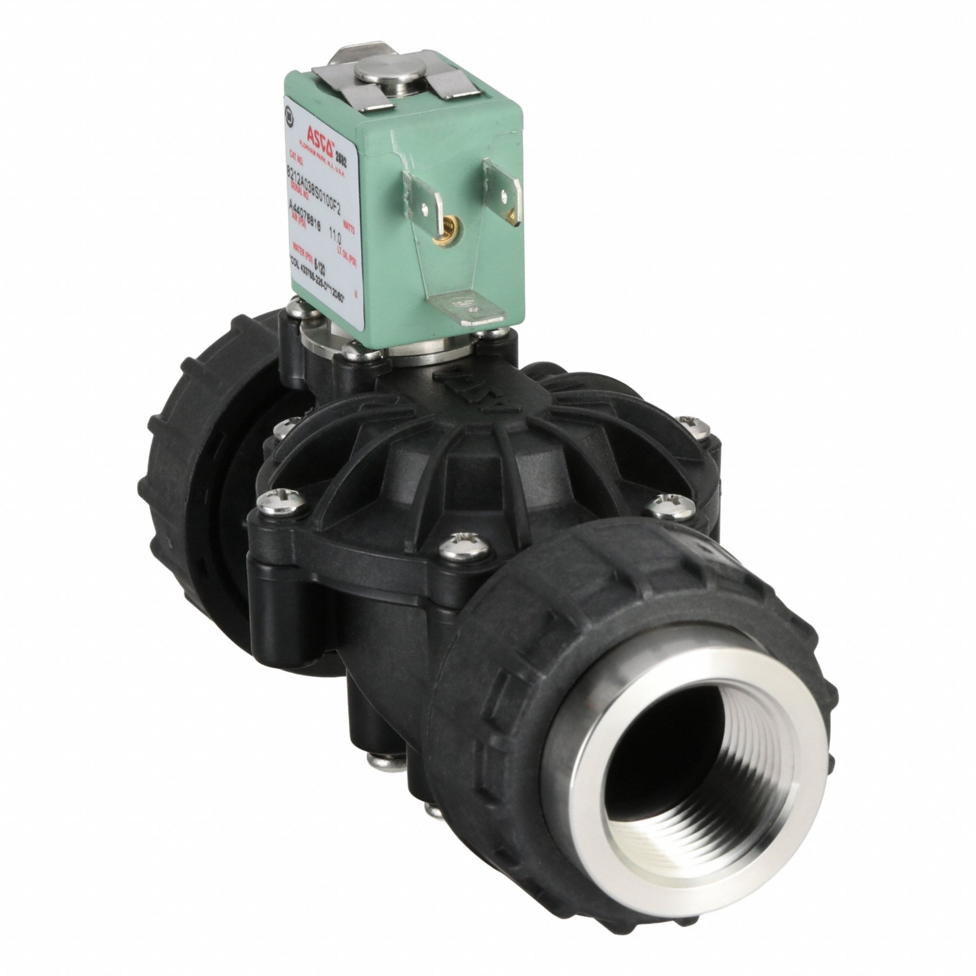 ASCO, 2-Way, Normally Open, Solenoid Valve - 20HP27|8212A038S0100F2 ...