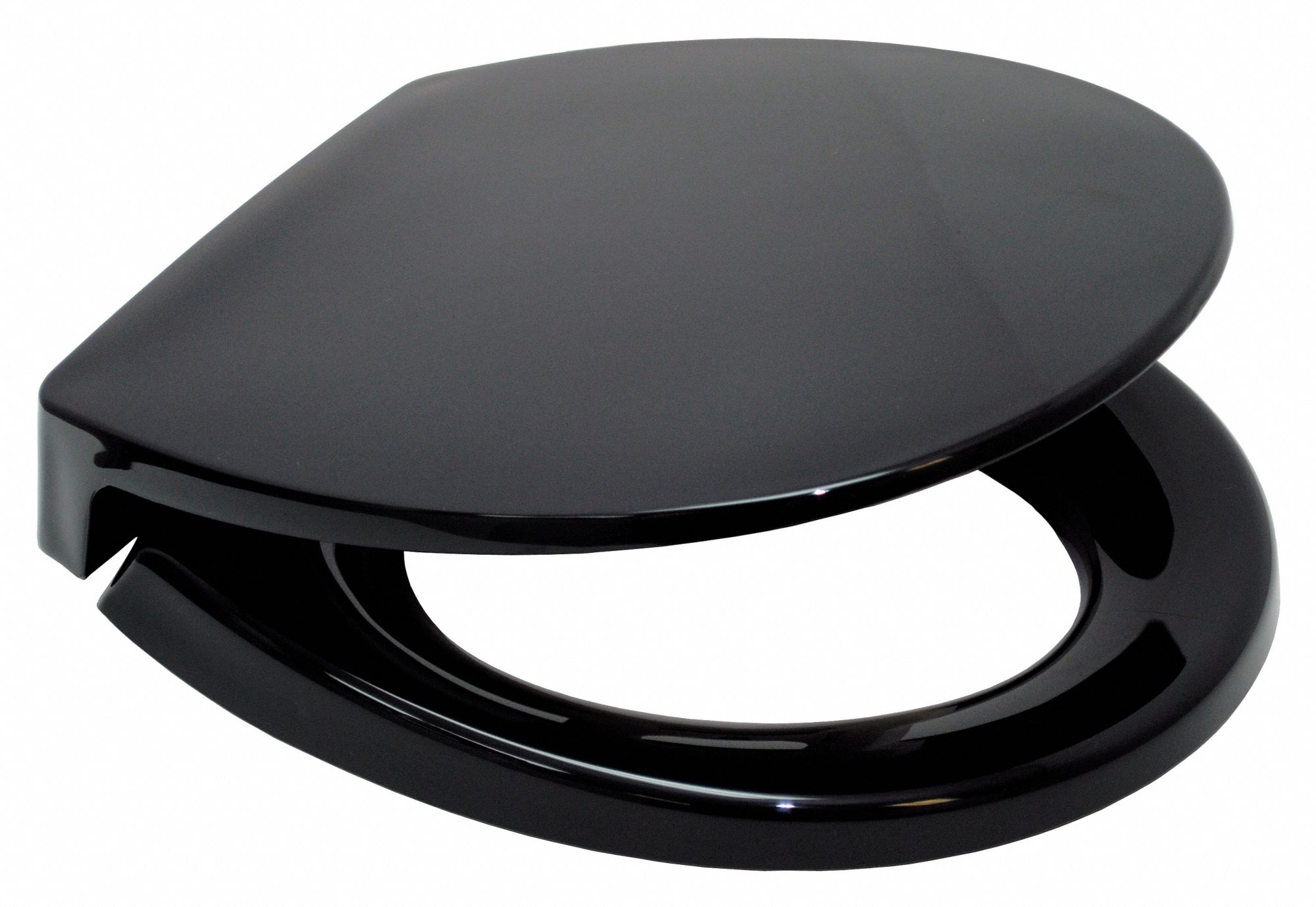 Black, Plastic, Toilet Seat 20HP75SS11351 Grainger